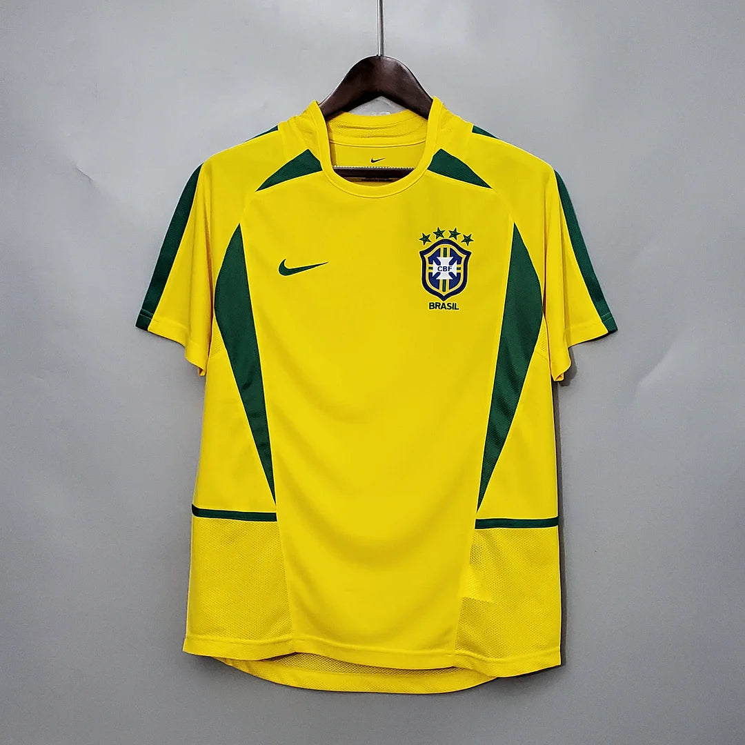 2002 Brazil Soccer Jersey Home