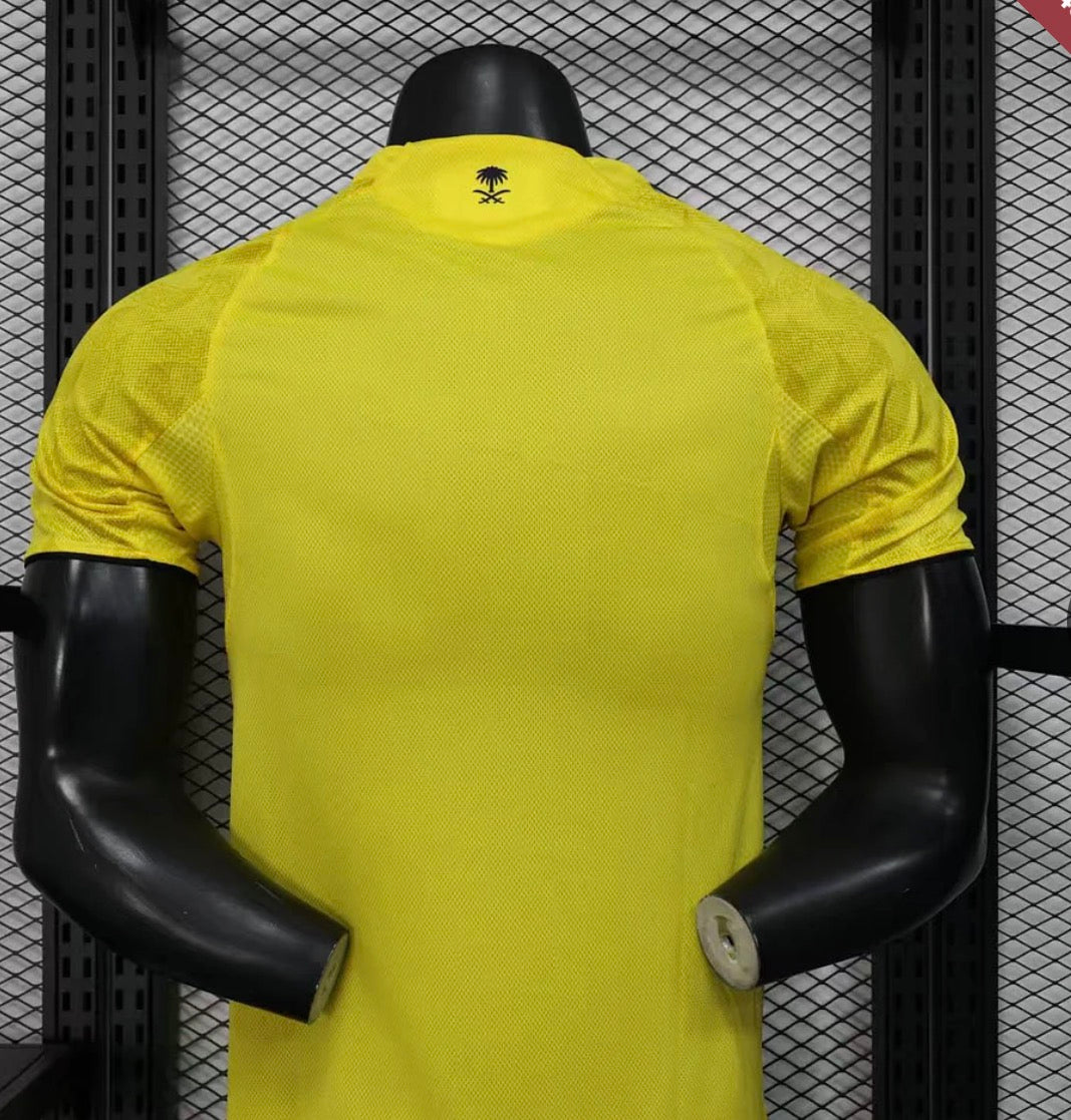 2025/2026 Player Version Al-Nassr Home Football Shirt