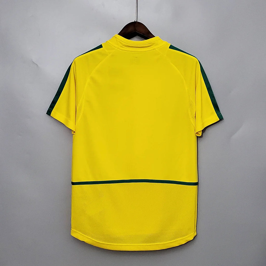 2002 Brazil Soccer Jersey Home