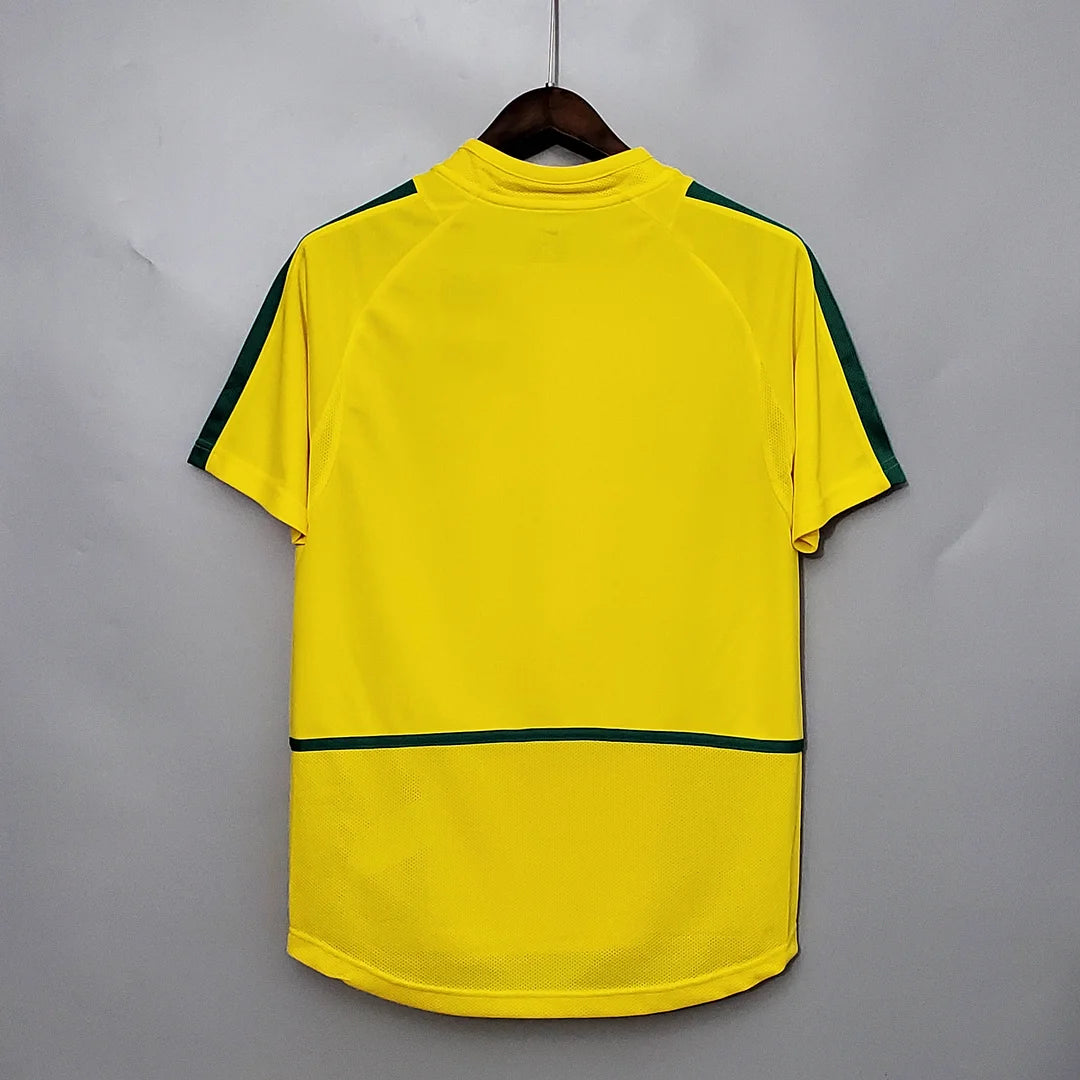 2002 Brazil Soccer Jersey Home