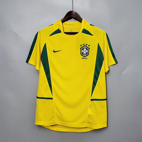 2002 Brazil Soccer Jersey Home